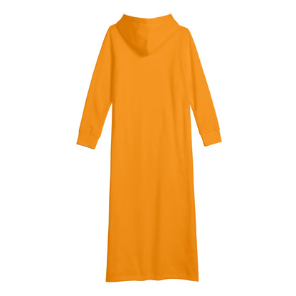 Vestido DAZ con capucha largo, informal y ligero para mujer