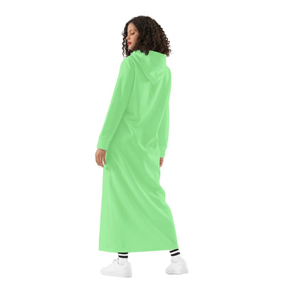 Vestido DAZ con capucha largo, informal y ligero para mujer