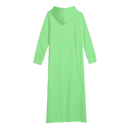 Vestido DAZ con capucha largo, informal y ligero para mujer
