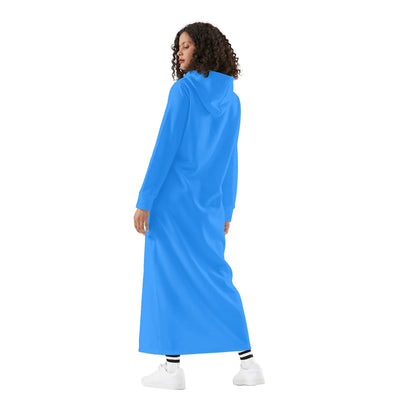 Vestido DAZ con capucha largo, informal y ligero para mujer