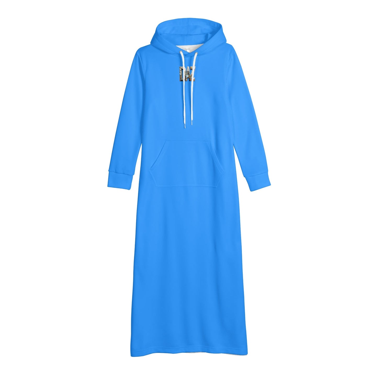 Vestido DAZ con capucha largo, informal y ligero para mujer
