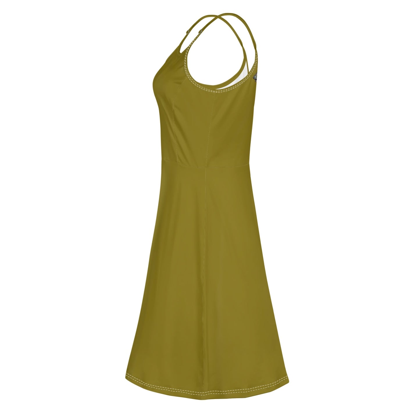 DAZ Women's Sleeveless Adjustable Spaghetti Strap Short Dress