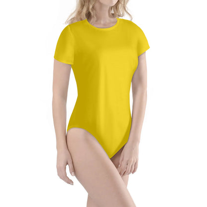 Body ajustado DAZ de manga corta y cuello redondo para mujer