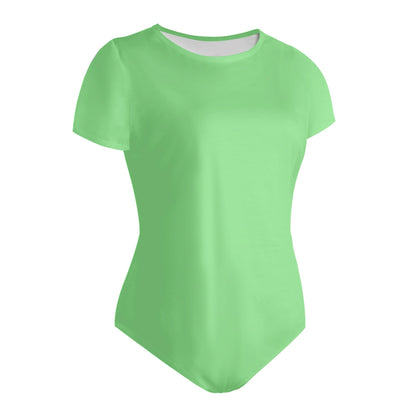 Body ajustado DAZ de manga corta y cuello redondo para mujer