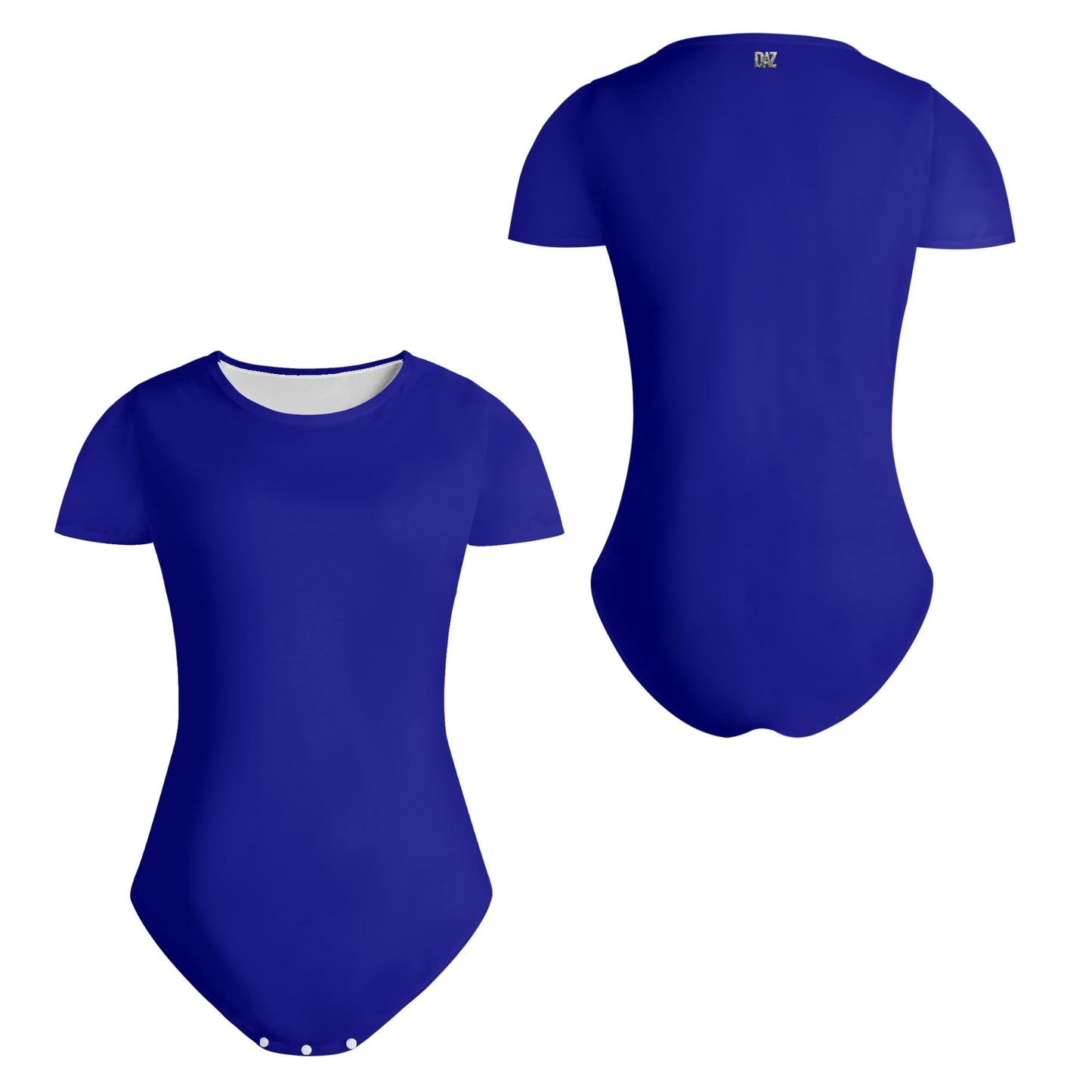 Body ajustado DAZ de manga corta y cuello redondo para mujer