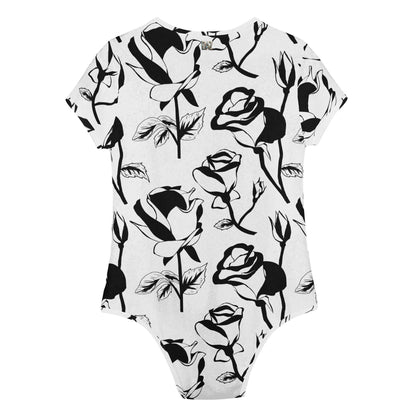 Body ajustado DAZ de manga corta y cuello redondo para mujer
