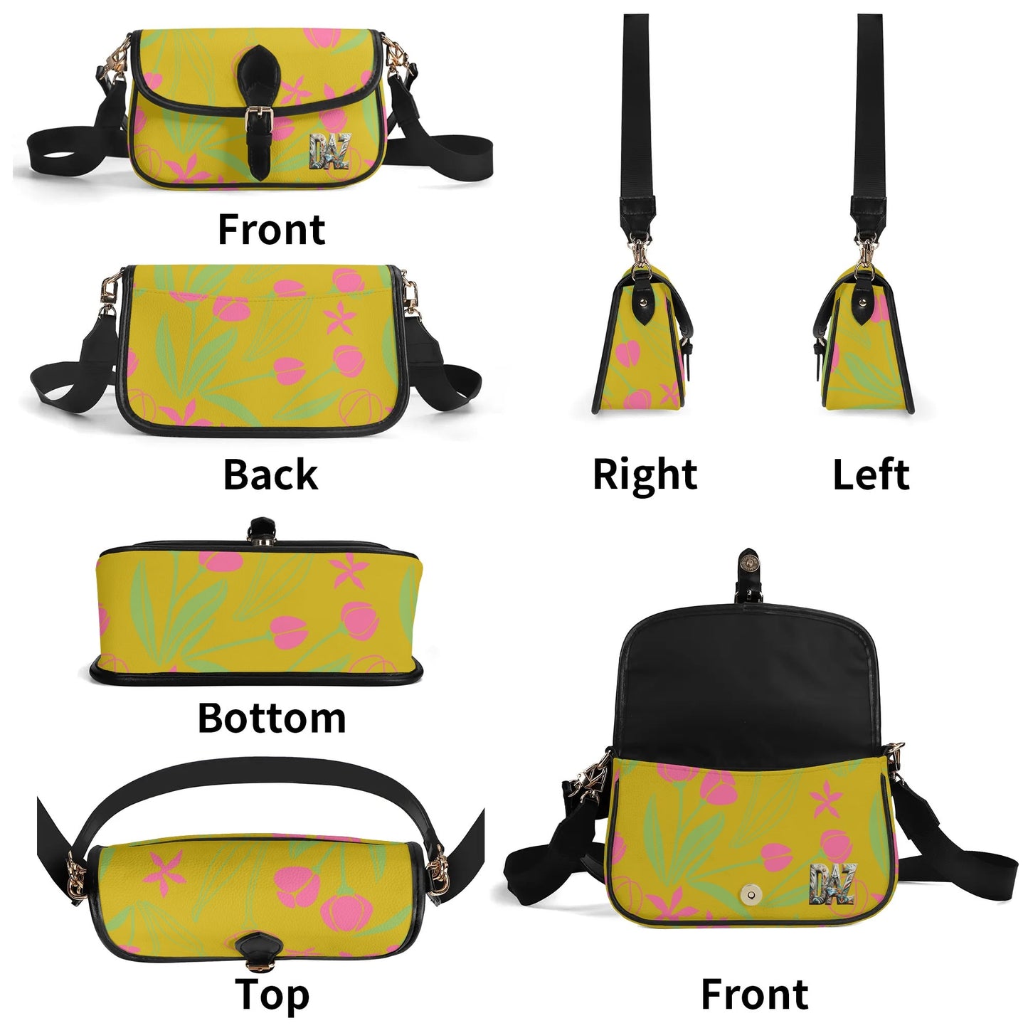 Bolso bandolera DAZ Luxury con cadena de PU para mujer