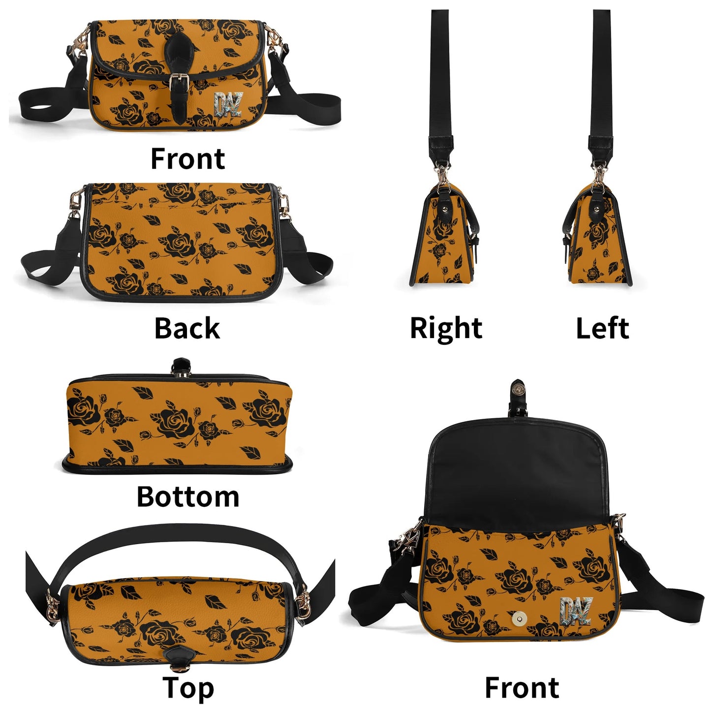 Bolso bandolera DAZ Luxury con cadena de PU para mujer