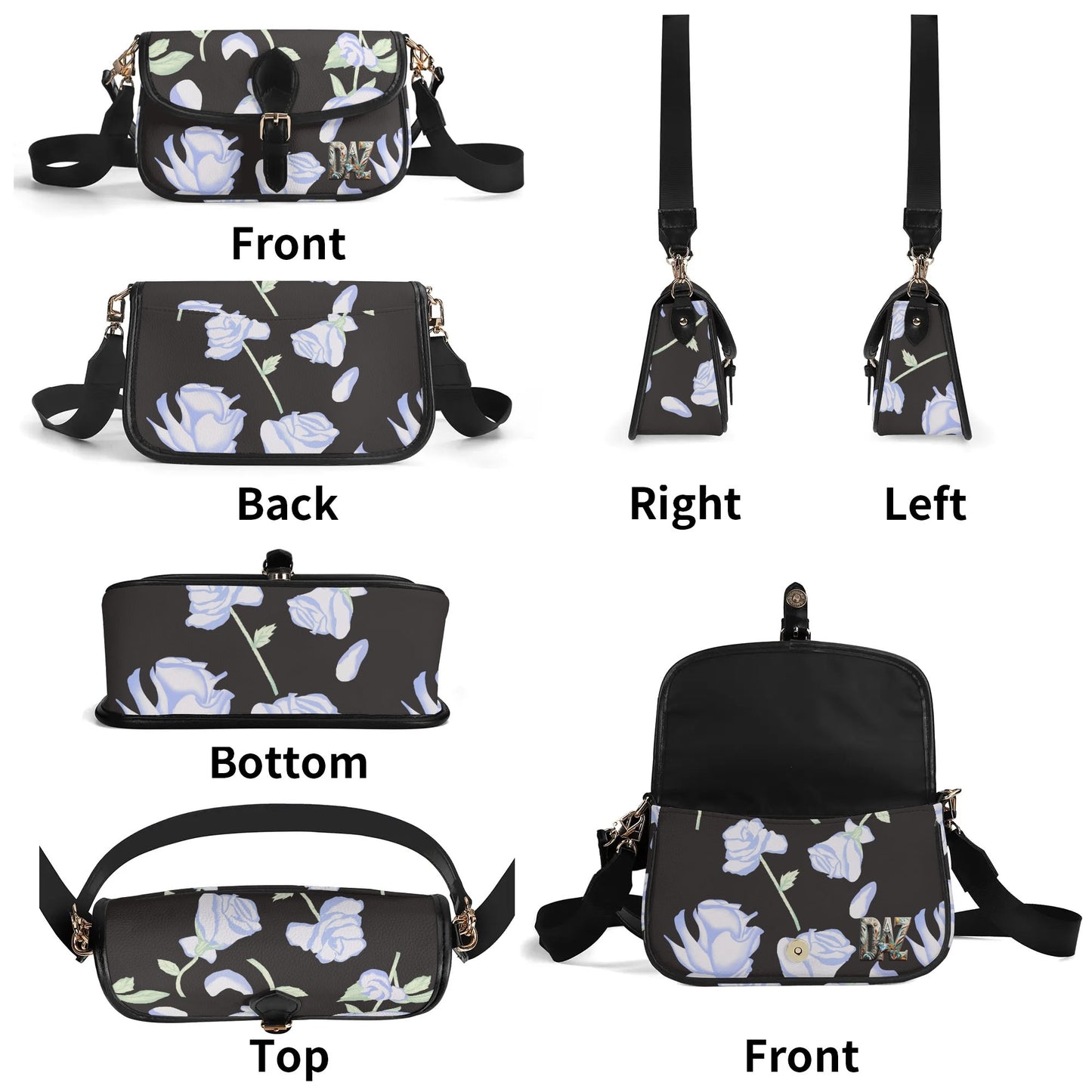 Bolso bandolera DAZ Luxury con cadena de PU para mujer