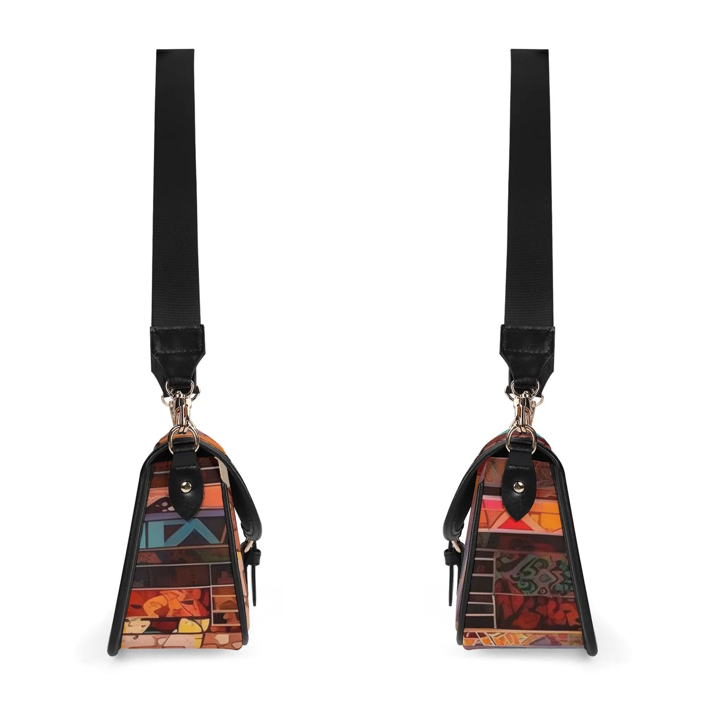 Bolso bandolera DAZ Luxury con cadena de PU para mujer