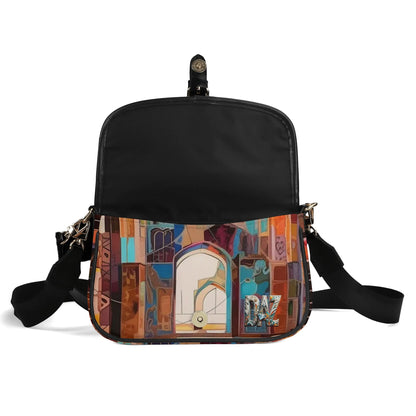 Bolso bandolera DAZ Luxury con cadena de PU para mujer