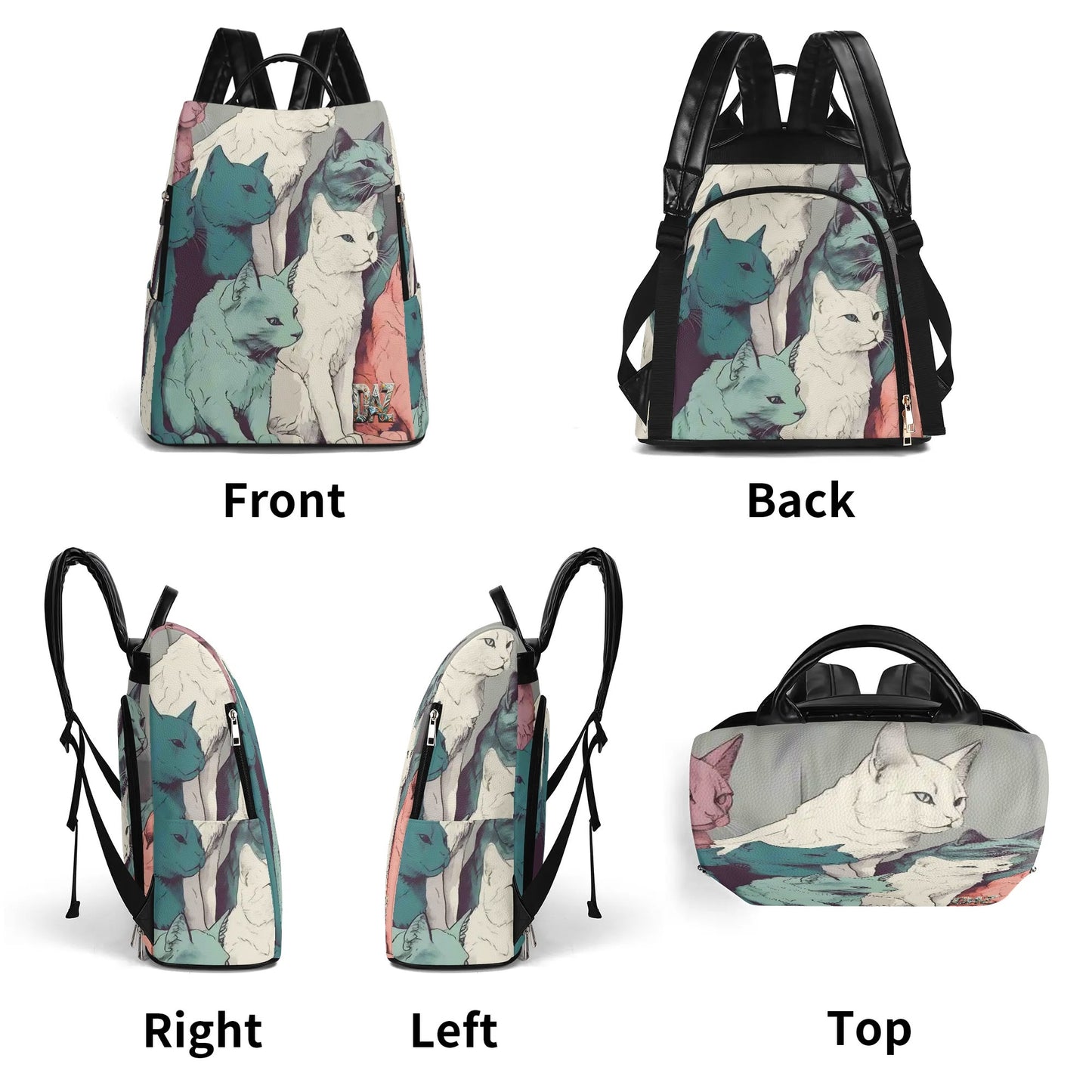 Mochila DAZ Art de PU para viajes