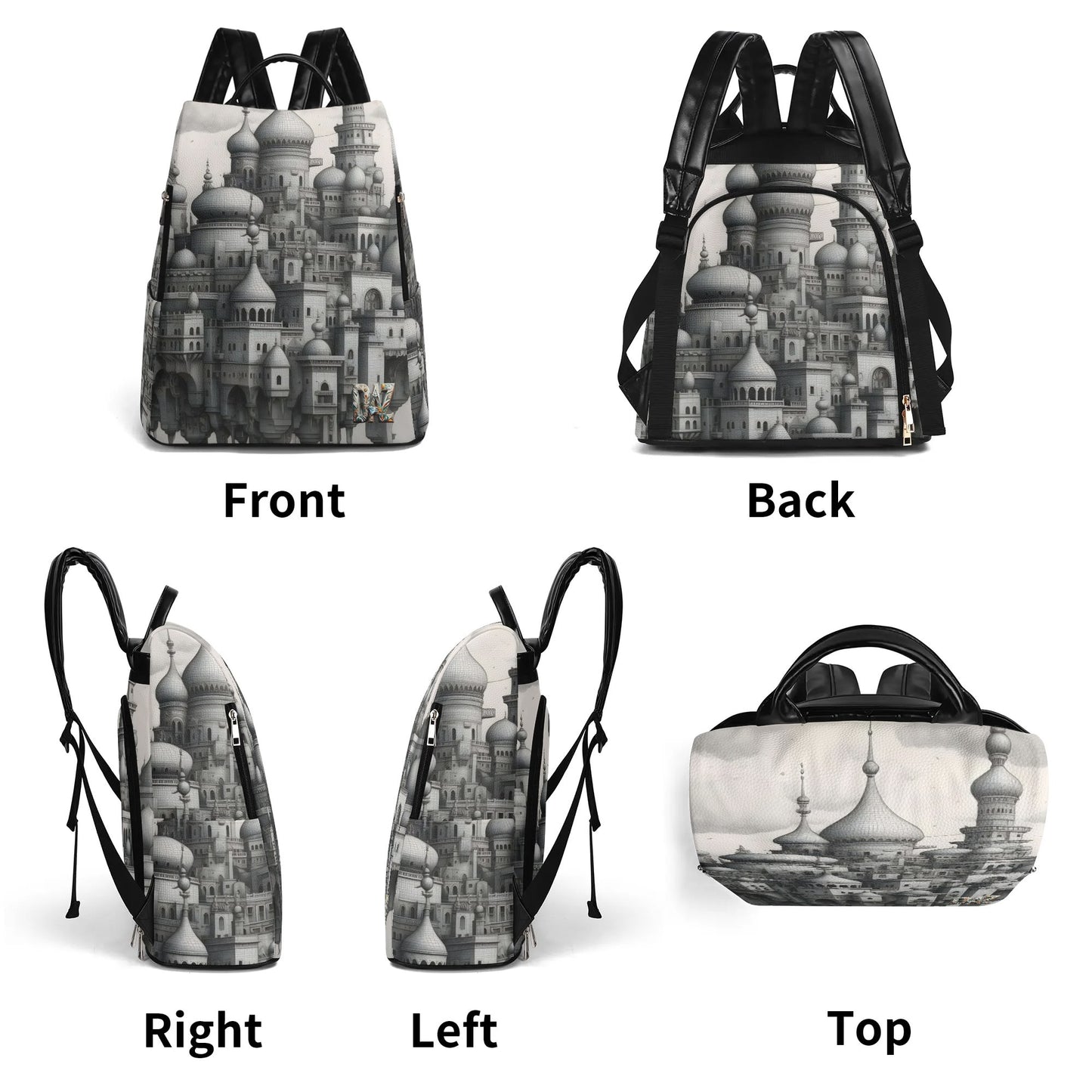 Mochila DAZ Art de PU para viajes