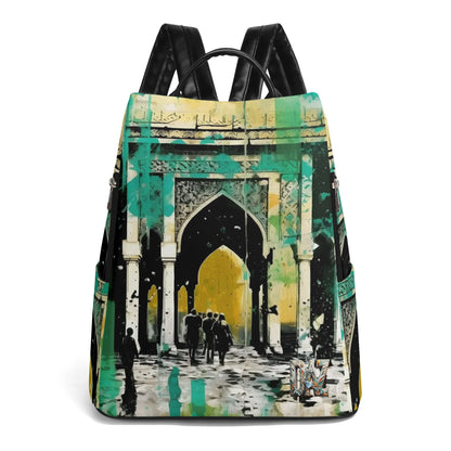 Mochila DAZ Art de PU para viajes