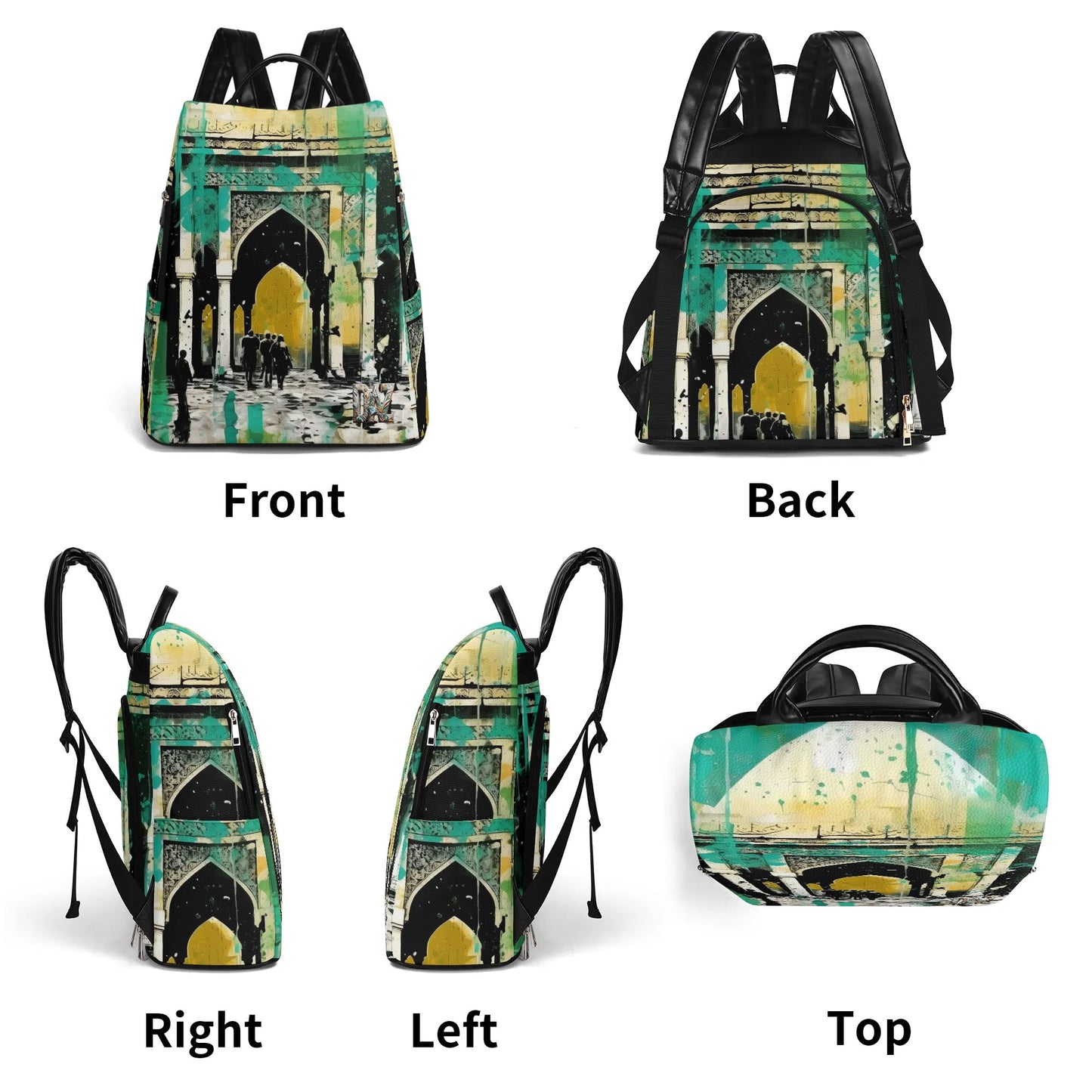 Mochila DAZ Art de PU para viajes