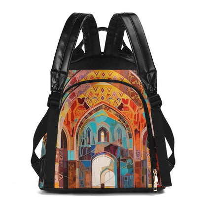 Mochila DAZ Art de PU para viajes