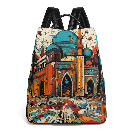 Mochila DAZ Art de PU para viajes