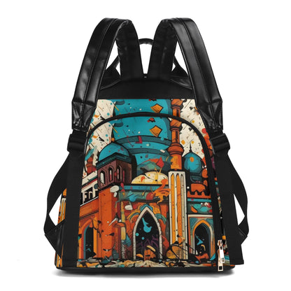 Mochila DAZ Art de PU para viajes