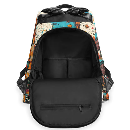 Mochila DAZ Art de PU para viajes