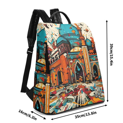 Mochila DAZ Art de PU para viajes
