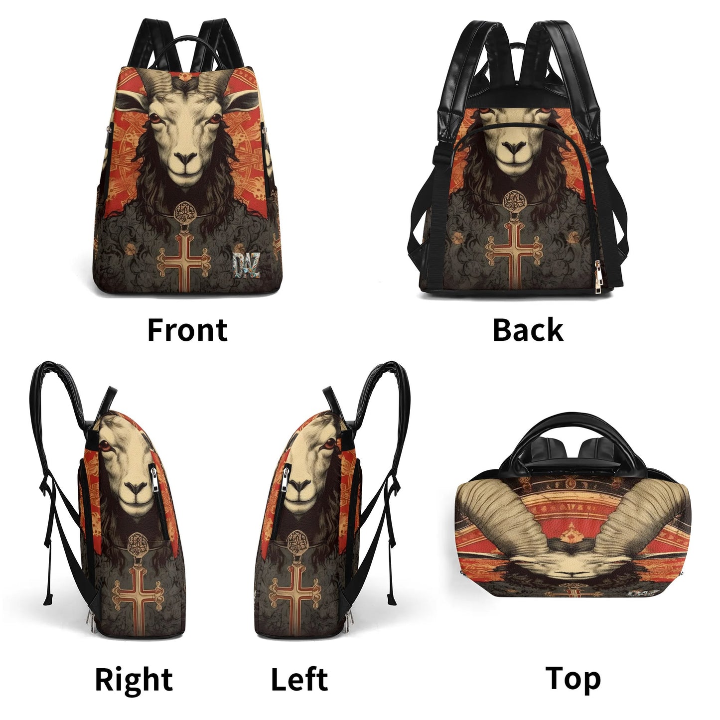 Mochila DAZ Art de PU para viajes