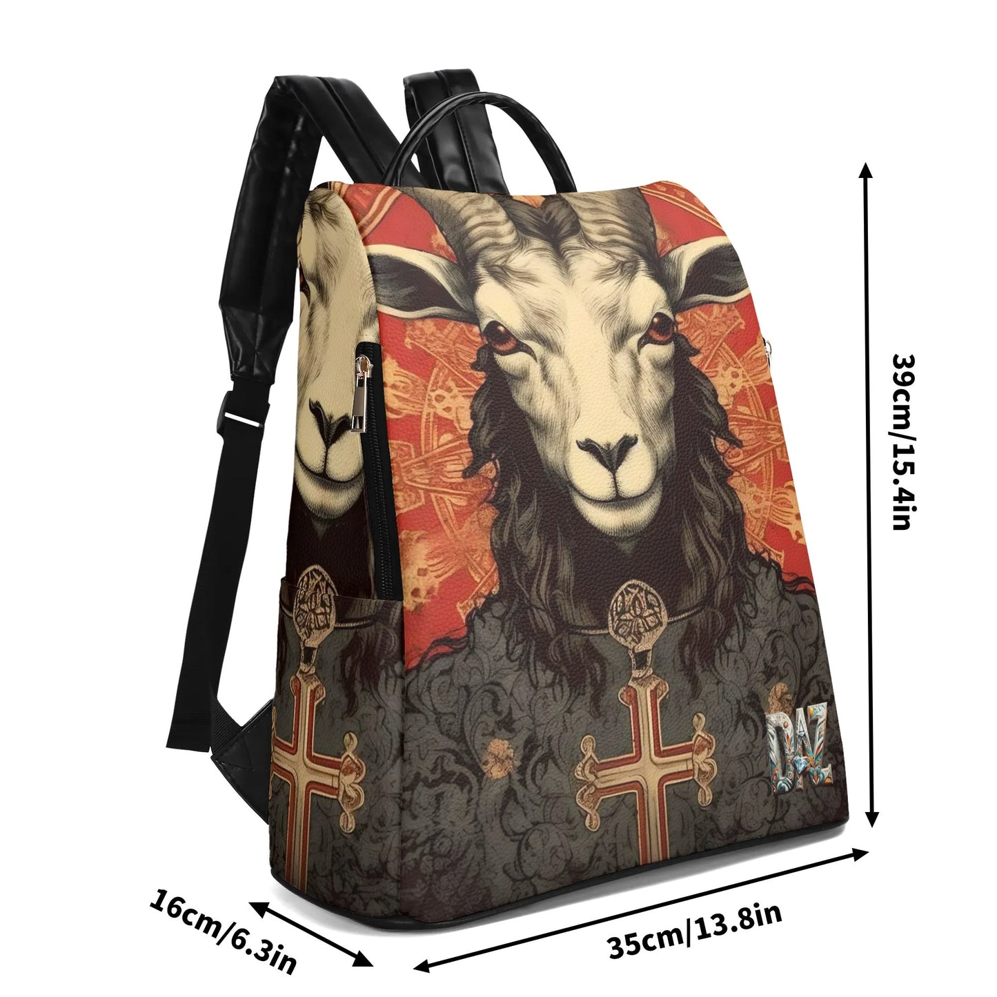 Mochila DAZ Art de PU para viajes