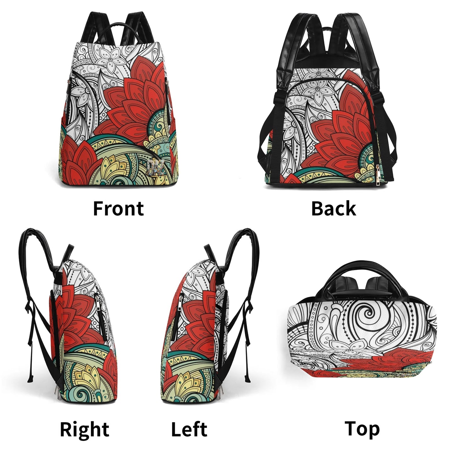Mochila DAZ Art de PU para viajes