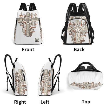 Mochila DAZ Art de PU para viajes