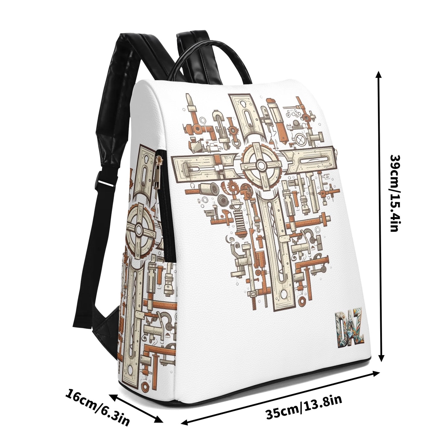 Mochila DAZ Art de PU para viajes
