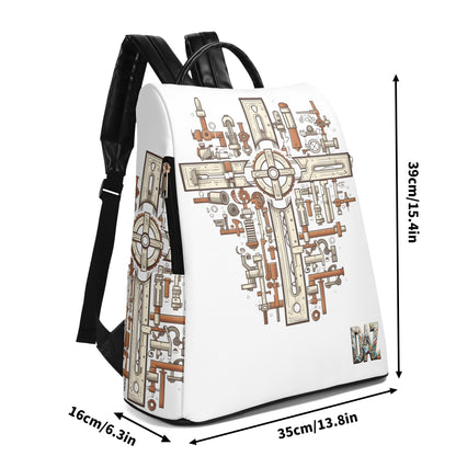Mochila DAZ Art de PU para viajes