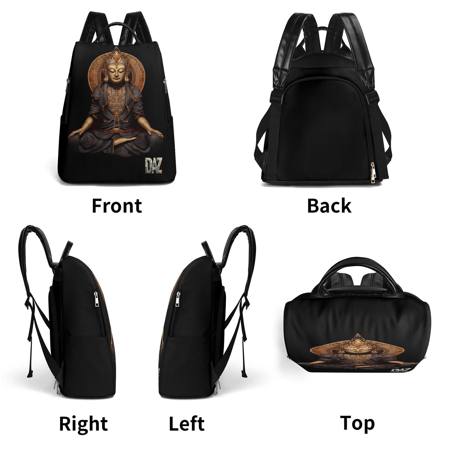 Mochila DAZ Art de PU para viajes