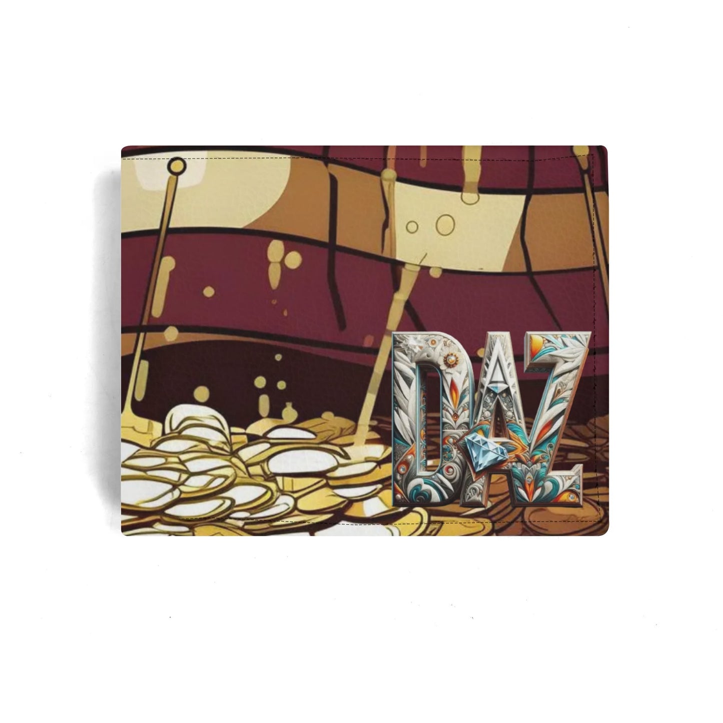 Cartera DAZ Premium de cuero sintético para hombre