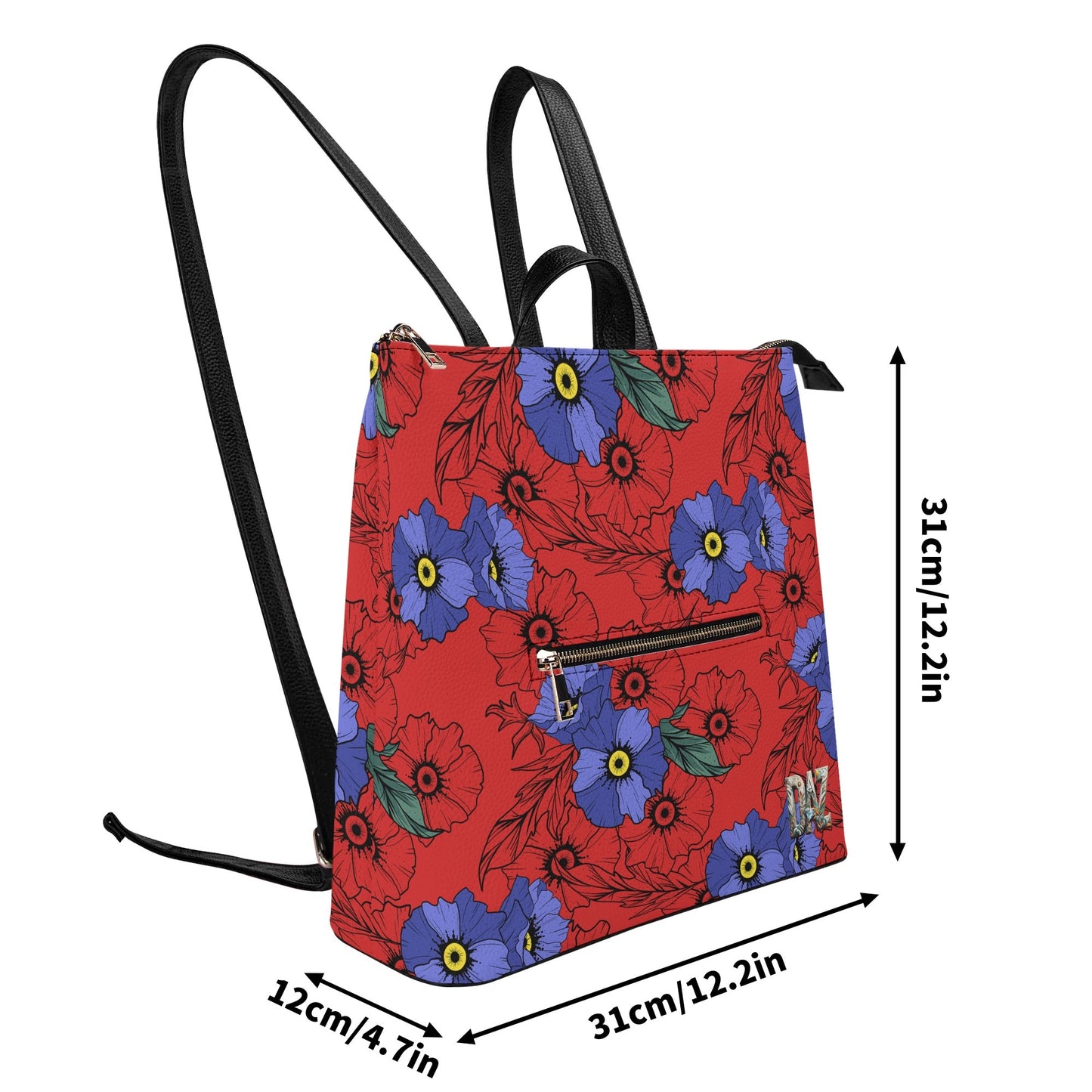 Mochila DAZ Luxury de cuero sintético para mujer
