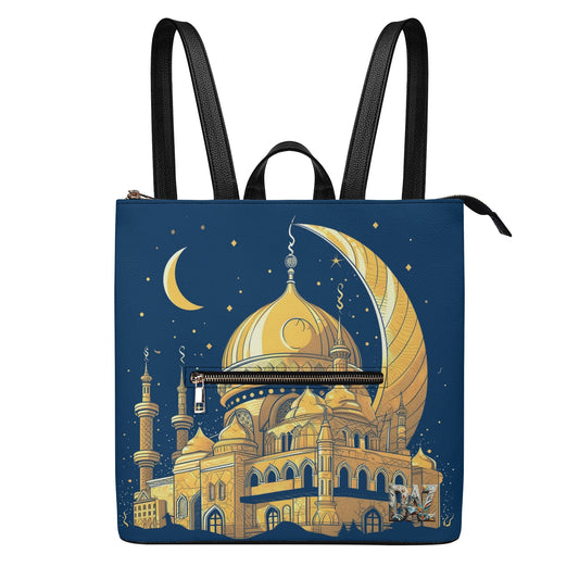 Mochila DAZ Luxury de cuero sintético para mujer