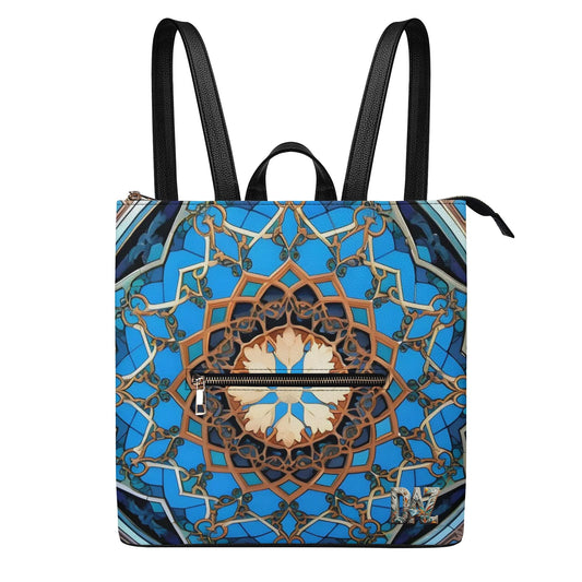 Mochila DAZ Luxury de cuero sintético para mujer