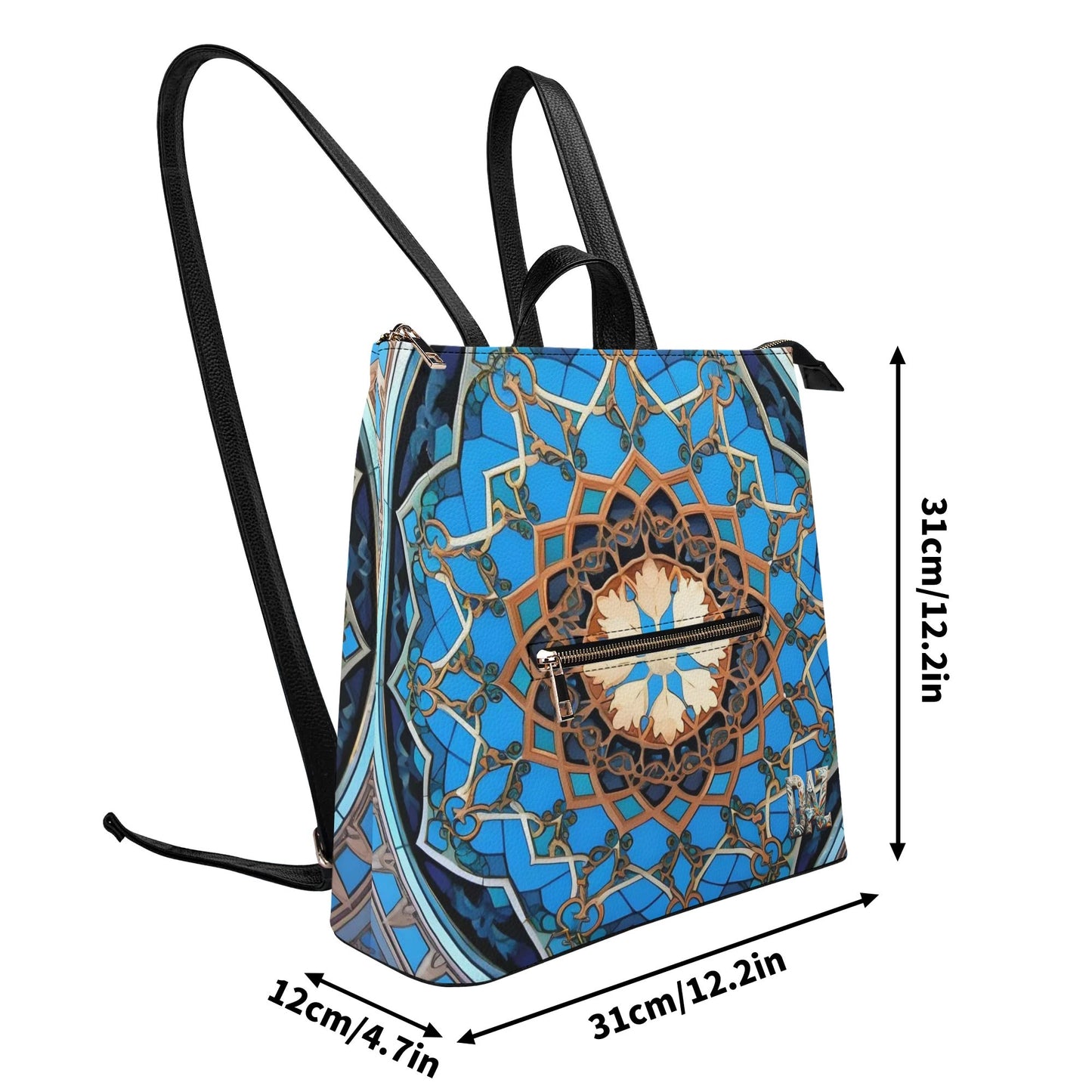 Mochila DAZ Luxury de cuero sintético para mujer