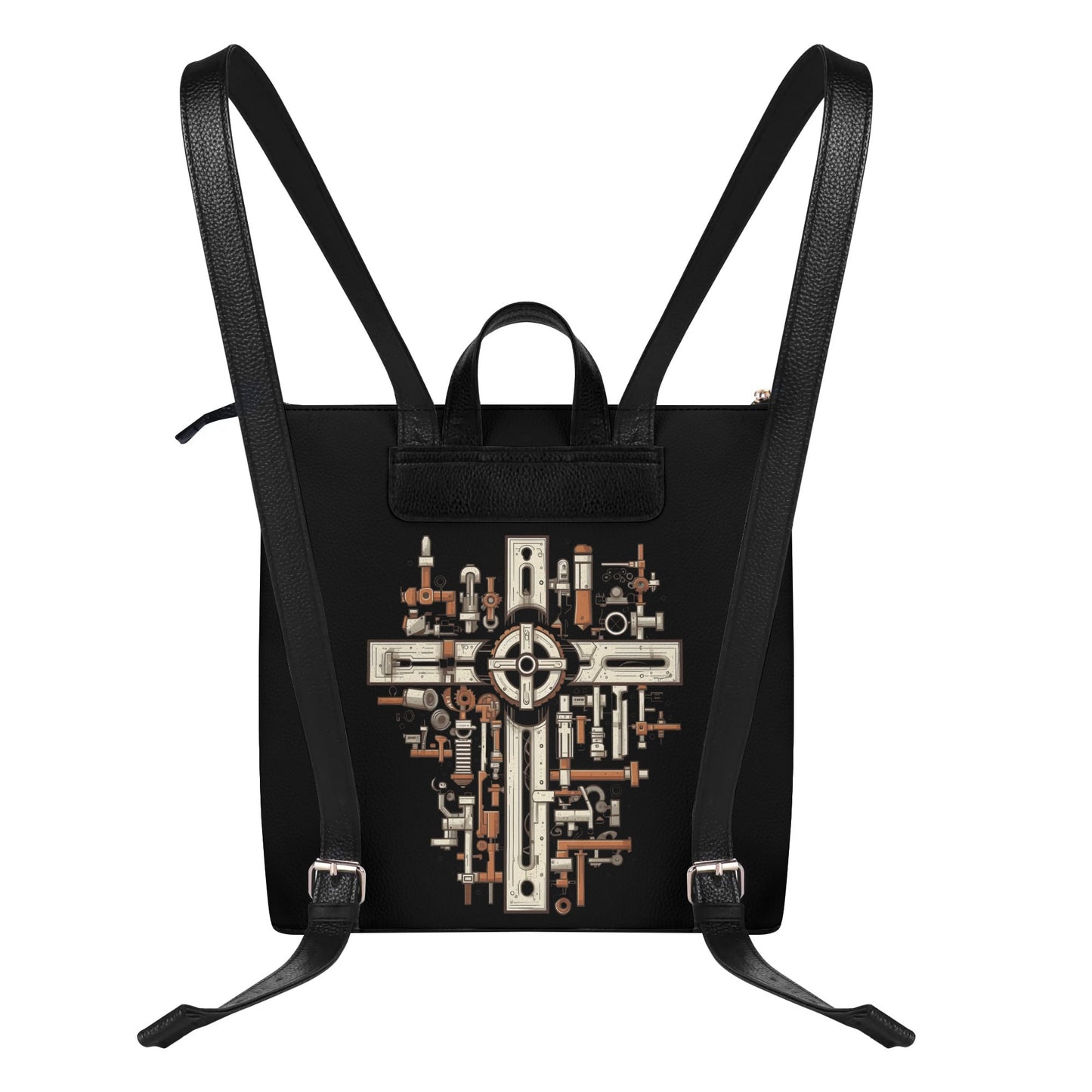 Mochila DAZ Luxury de cuero sintético para mujer