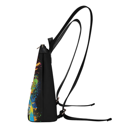 Mochila DAZ Luxury de cuero sintético para mujer