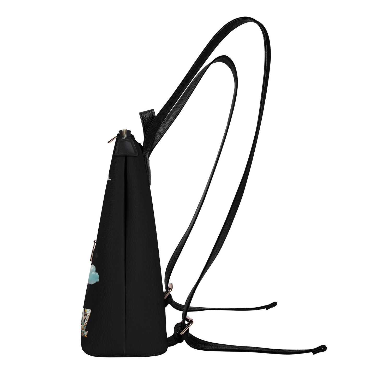 Mochila DAZ Luxury de cuero sintético para mujer
