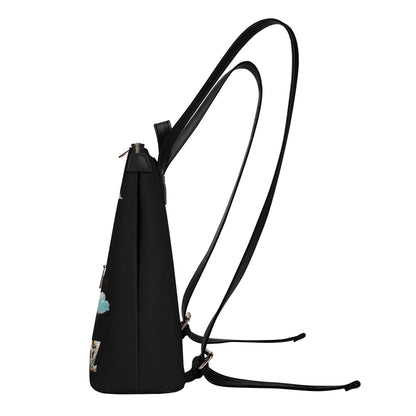Mochila DAZ Luxury de cuero sintético para mujer