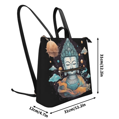 Mochila DAZ Luxury de cuero sintético para mujer