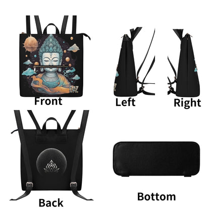 Mochila DAZ Luxury de cuero sintético para mujer