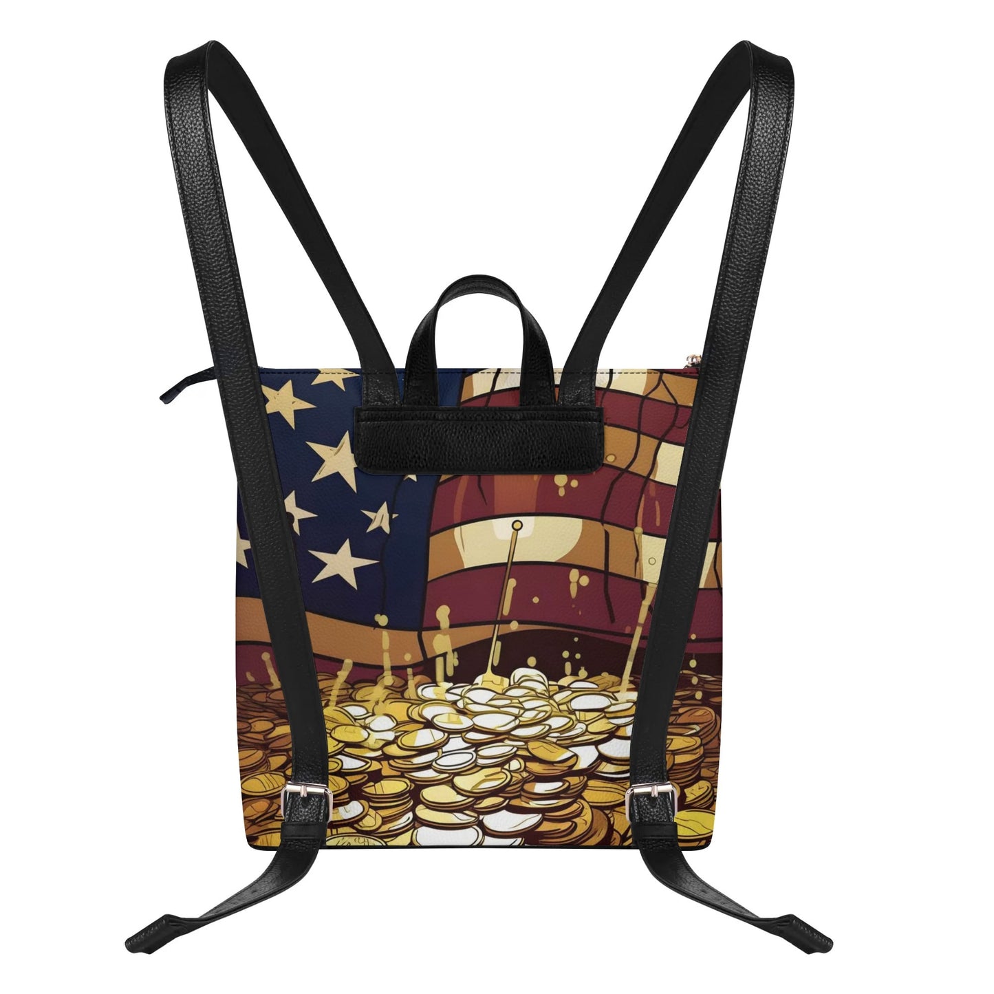 Mochila DAZ Luxury de cuero sintético para mujer
