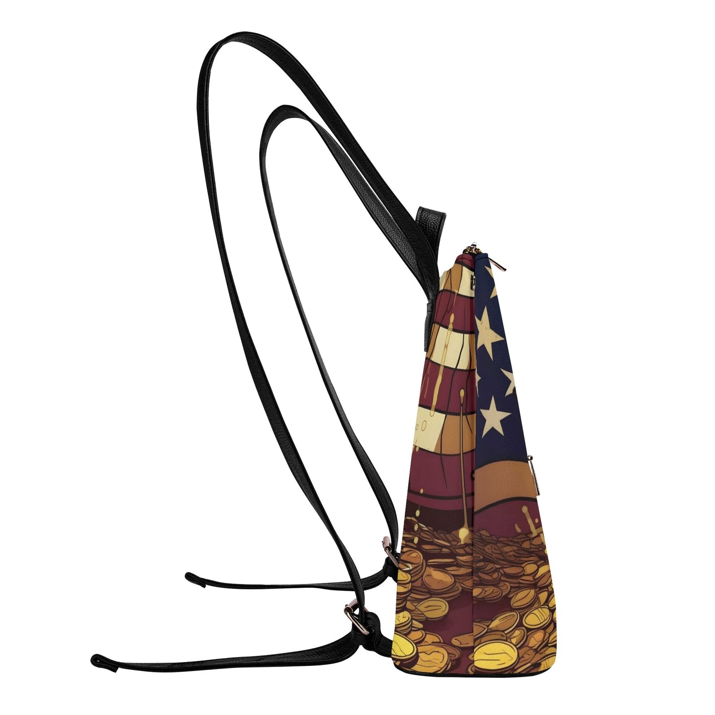 Mochila DAZ Luxury de cuero sintético para mujer