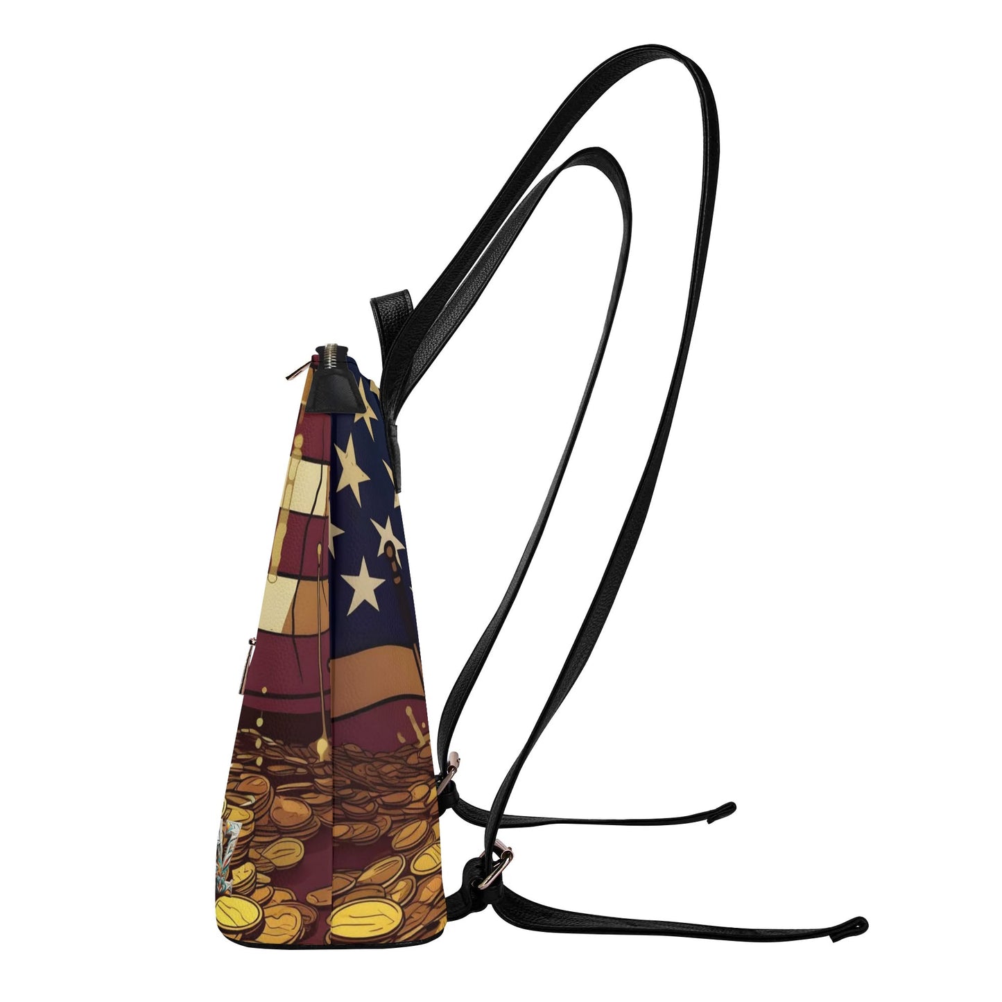 Mochila DAZ Luxury de cuero sintético para mujer