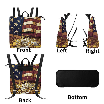 Mochila DAZ Luxury de cuero sintético para mujer