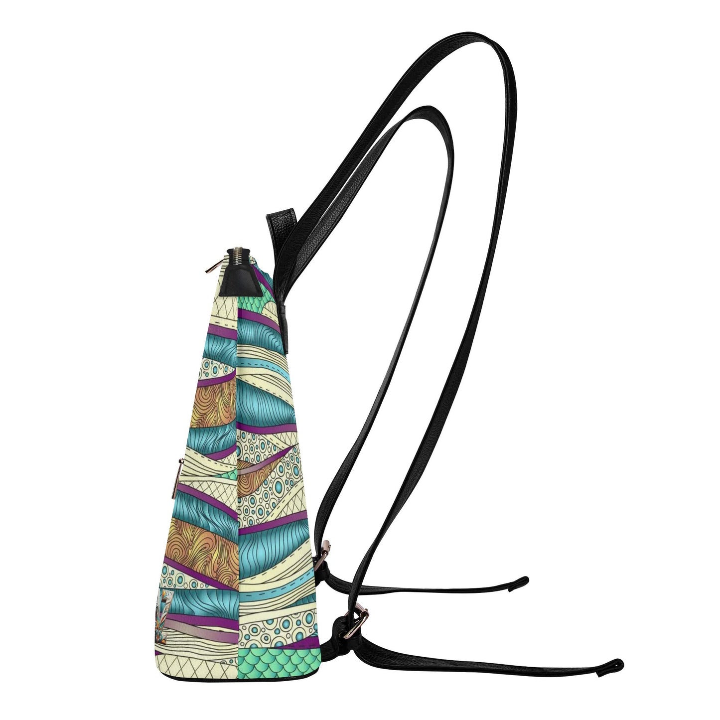 DAZ Luxury Women's Faux Leather Backpack