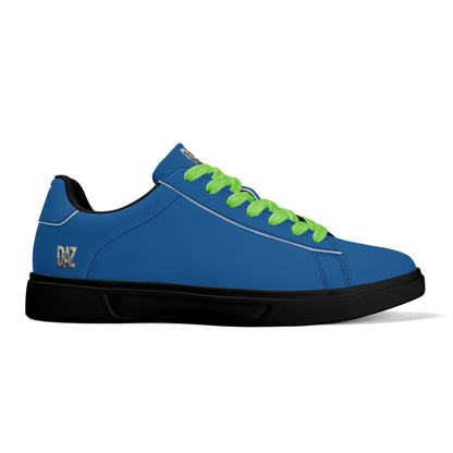 Zapatos de skate DAZ Premium de cuero de caña baja, ligeros para adultos