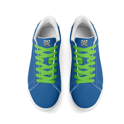 Zapatos de skate DAZ Premium de cuero de caña baja, ligeros para adultos