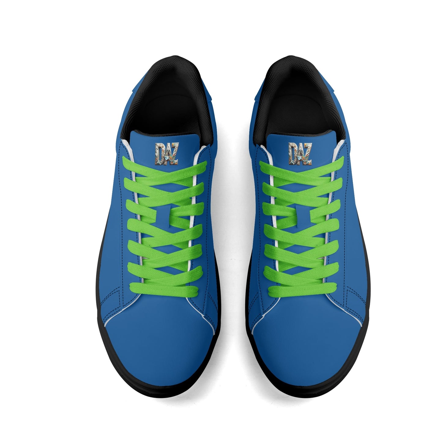 Zapatos de skate DAZ Premium de cuero de caña baja, ligeros para adultos